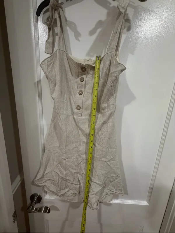 Gianni Bini Cream Zip-Back dress​ - Image 6