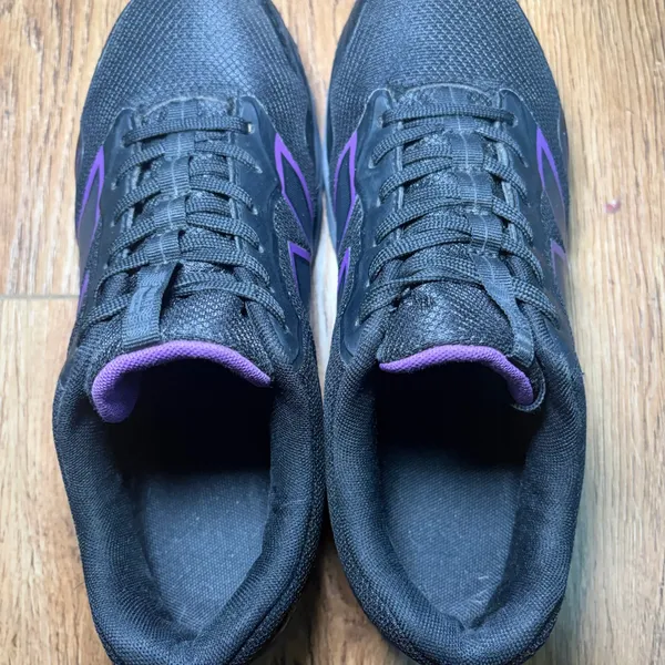 New Balance 412 v1 Evolve Alloy Toe Runner Work Shoes Womens 8.5 Black Purple - Image 11