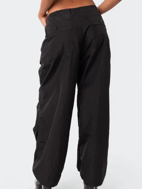EDIKTED Rian Nylon Cargo Pants size xs / s‎ - Image 2