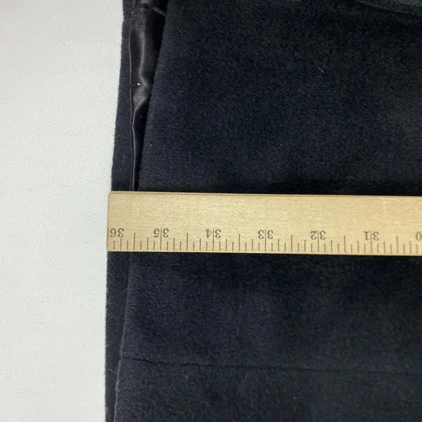 Vintage Calvin Klein Coat Womens 10 Black Wool Pea Coat Double Breasted Lined‎ - Image 5