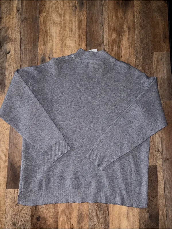 Primark Gray Mock Neck Sweater - - Image 2