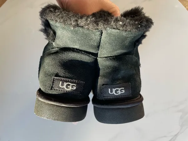 UGG Classic Galaxy Mini Bling Boot Black Suede Womens Size US9 MSRP $180 1103799 - Image 3