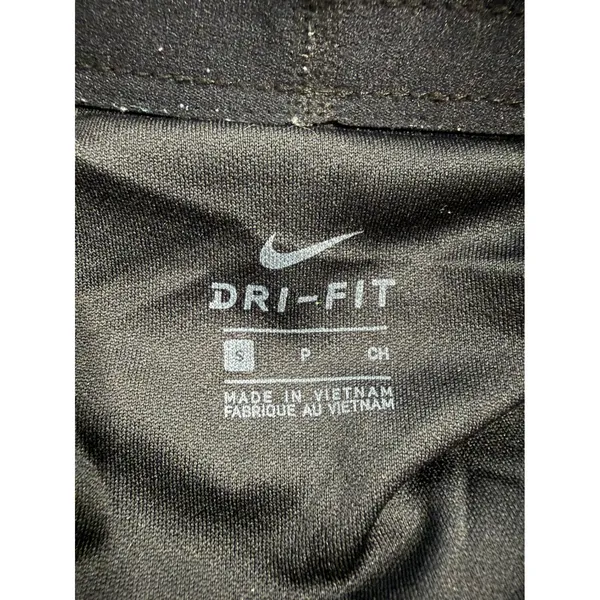 Nike Womens Dri-FIT Running Shorts Black Purple‎ Yellow Graphic Size S - Image 4