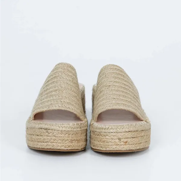 Princess Polly Barbados Sandals Natural - Espadrilles Platform - Image 3