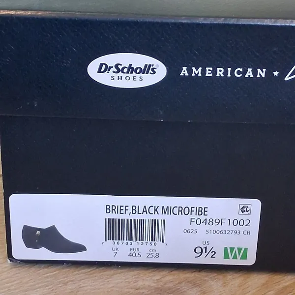 NEW Dr. Scholl's Brief Ankle Boot Bootie Shoe Black Microfiber Suede Women’s 9.5 - Image 9