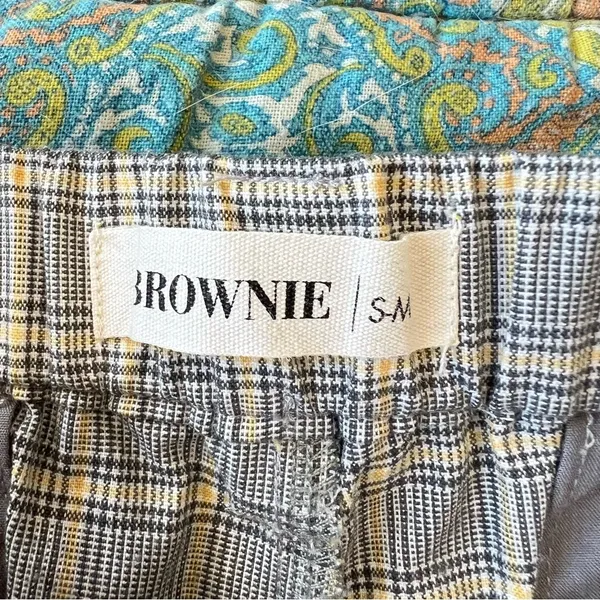 Vintage Inspired Plaid Brownie Womens Old Money Preppy Modern Indie Size S/M EUC - Image 3