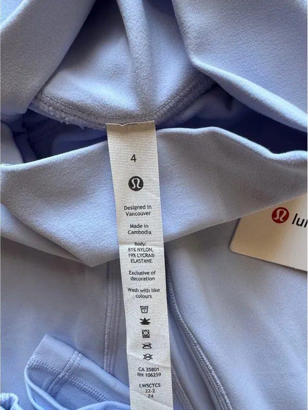 Lululemon Align High-Rise 25” Pastel Blue Size 4 NWT - Image 6