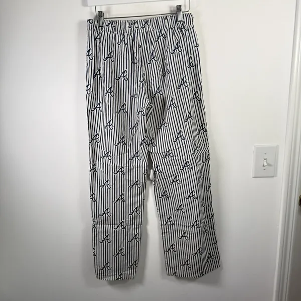 Atlanta Braves‎ Genuine Merchandise MLB Pajama Pants 100% Cotton Womens Medium - Image 3