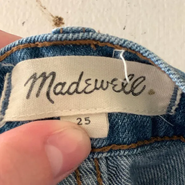 Madewell Women’s 25 Rigid Denim A-Line Mini Skirt in Keene Wash Cutout Edition - Image 6