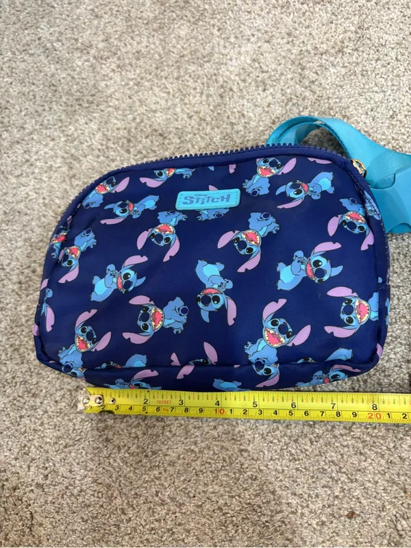 Disney Lilo & Stitch blue all-over print belt bag - Image 4
