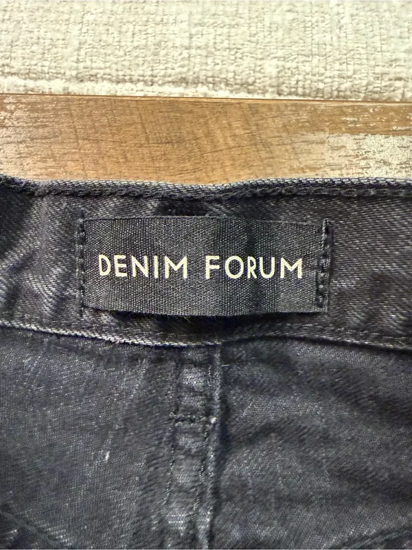 Aritzia Denim Forum The BF High Rise Loose 28L in Black Women’s Size 24 Cotton - Image 6