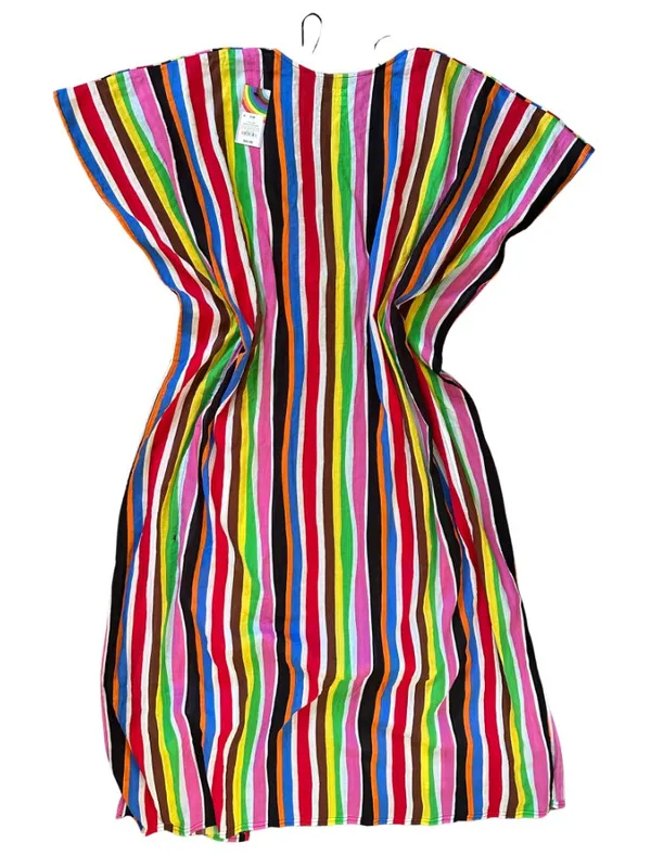 NEW Target Pride Adult Short Sleeve Cover Up Striped Size S/M - Image 4