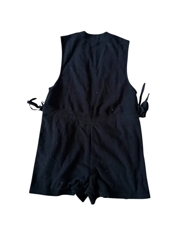 MONO B Black Terry Soft Romper Size Large - Image 2