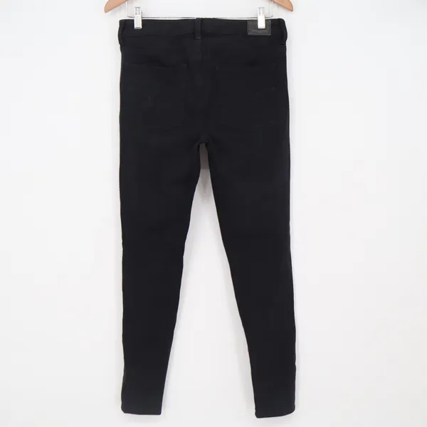 American Eagle Jeggings Womens 4 Super Stretch X4 Black Skinny Denim Excellent - Image 5