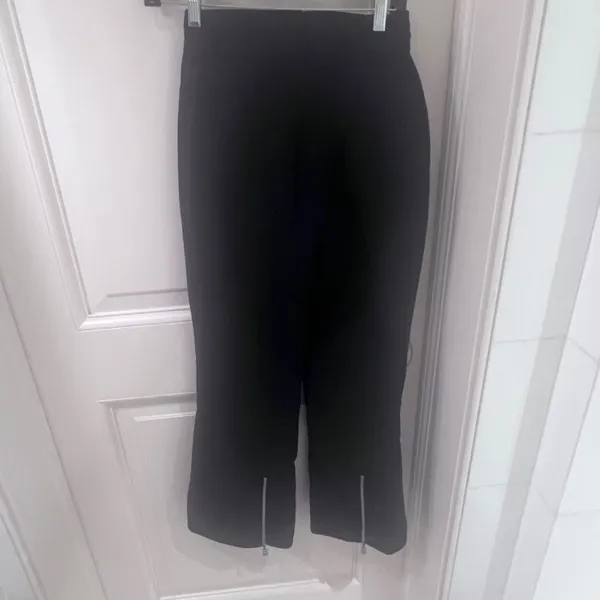 Bogner Womens Ankle Zip Leg Ski Snowboard Pant Black Zipper - Image 4