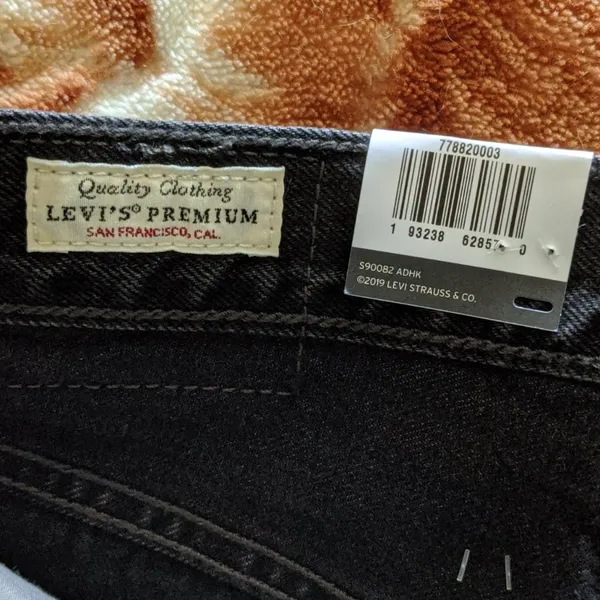 {Levi's} High Rise Deconstructed Button Fly Skirt - Image 9