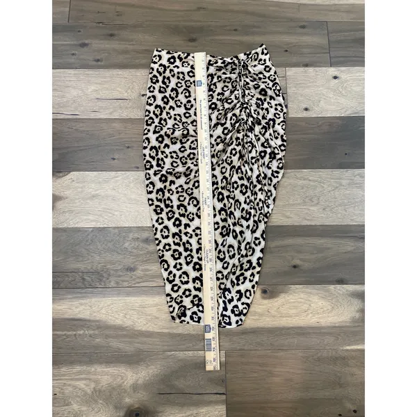 Sanctuary NWT Size S Animal Print Asymmetrical High Low Maxi Skirt - Image 6