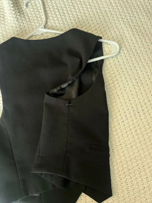 Zara Black Vest Top - Image 4