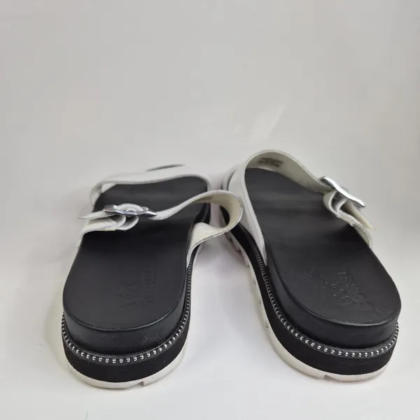 Sorel Women’s Roaming Buckle Slide Sandal In sea salt Size 9.5 - Image 8