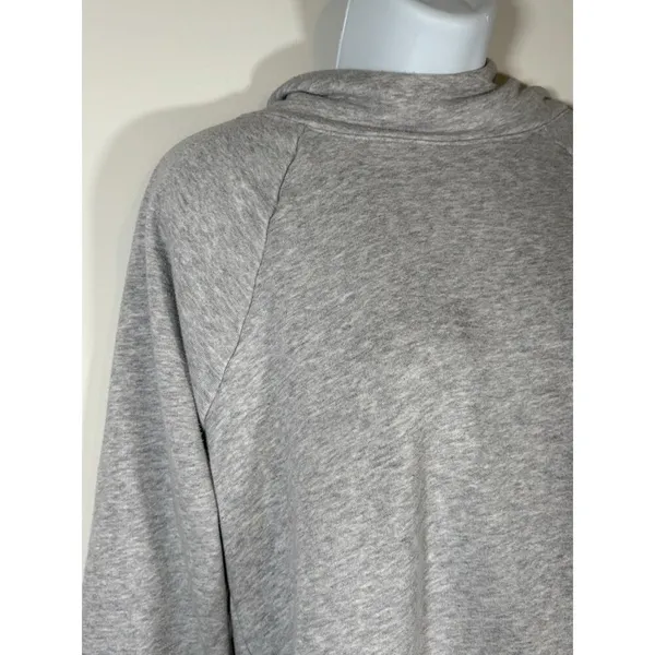 ATHLETA‎ Sweatshirt Cotton Blend Hoodie Grey Long Athleisure Workout Size Small - Image 6