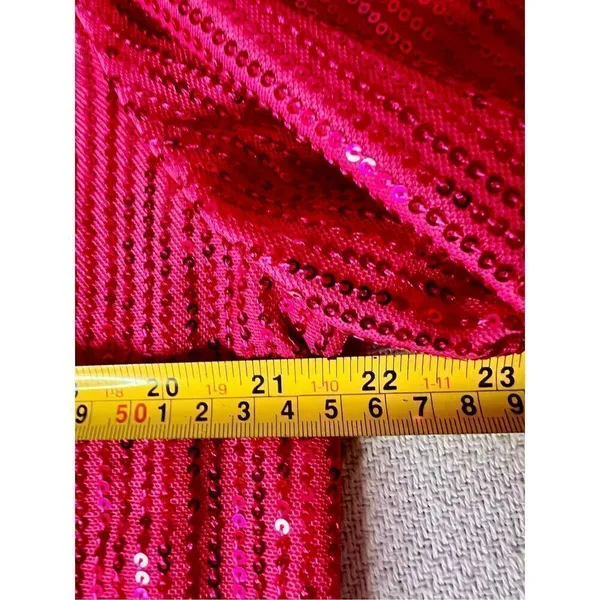 Swiftie Era’s Tour Inspo Jacket! Hot Pink Sequined Jacket Size Medium! - Image 5