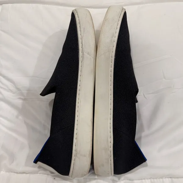 Rothy’s Women’s Loafers – Black & Blue Slip-Ons – Size 8.5 - Image 5