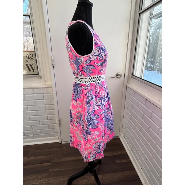 Lilly Pulitzer Alivia‎ Eyelet Fit and Flare Dress 2 coastal resortwear vacaton - Image 5