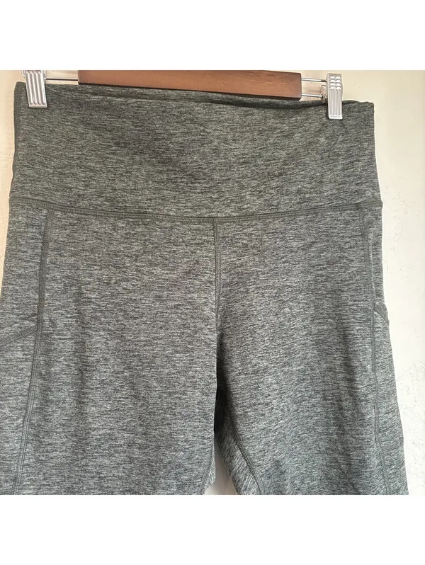 OFFLINE by Aerie The Hugger Hi-Rise Leggings Women XL Heathered Green Pockets - Image 3