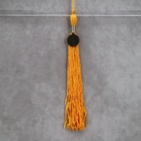 University of‎ Texas at Dallas Graduation Yellow Coin Fringe Charm Tassel OS - Image 3