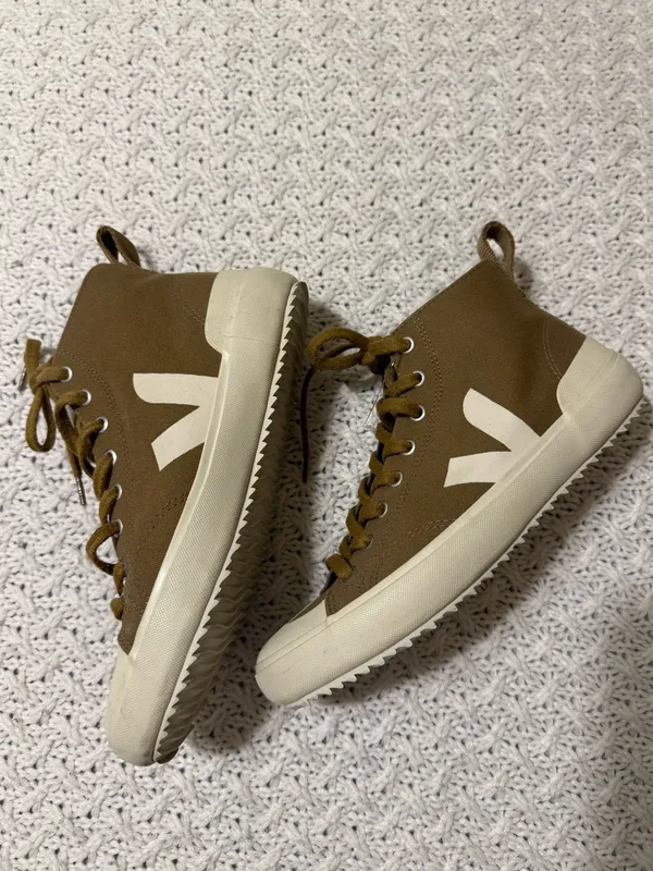 Veja Wata Ii Ripstop High-Top Sneaker Women's Brown olive 39 US 8 - Image 3