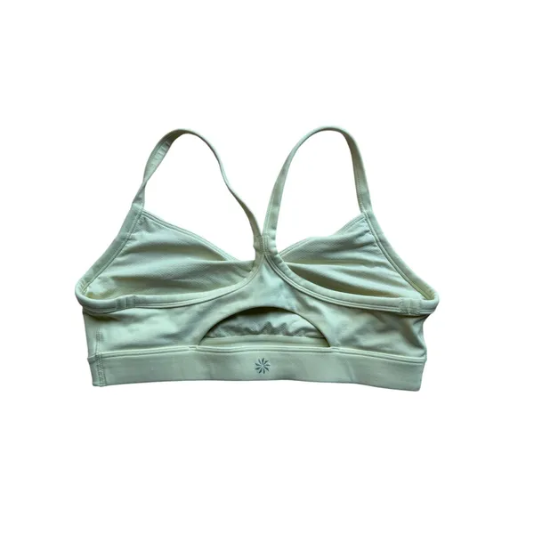 Athleta Mint Racerback Sports Bra Size Small Medium Support Athletic Yoga - Image 3