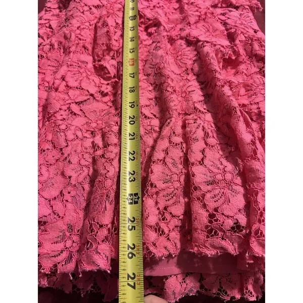 NBD Revolve Lace Mini Dress V-Neck Pink Halter Back Party Prom Cocktail - Image 11