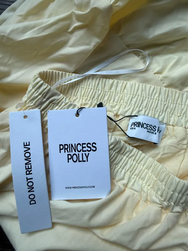 Princess Polly Garden Party Maxi Skirt Lemon - Image 5