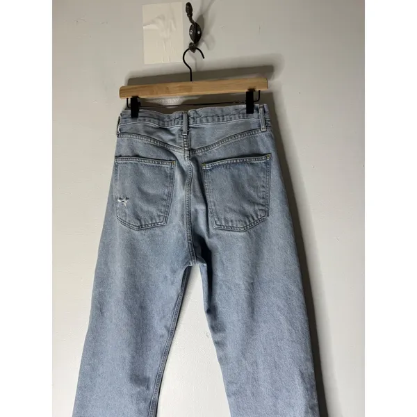Agolde 90s straight jeans light wash size 27‎ - Image 5
