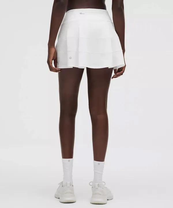 Lululemon Pace Rival Mid-Rise Skirt Long Size 4 white - Image 2
