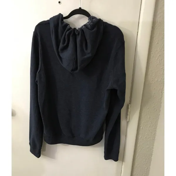 Hollister Navy Hoodie M Unisex Preppy Utility Cozy Comfy Classic Preppy Nautical - Image 4
