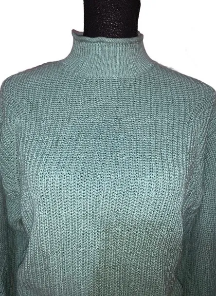 Easy Stitch Mock Neck Sweater - Image 3