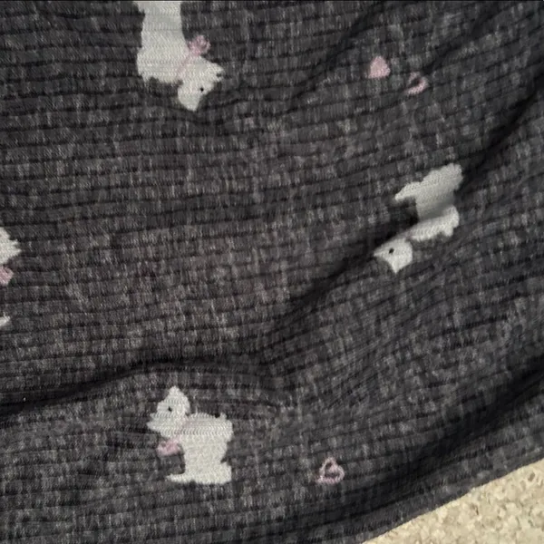 Laura Ashley Black and Pink Patterned Athletic Shorts - Image 3