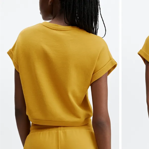 Fabletics‎ women’s large Cassie short sleeve sweatshirt - Image 8