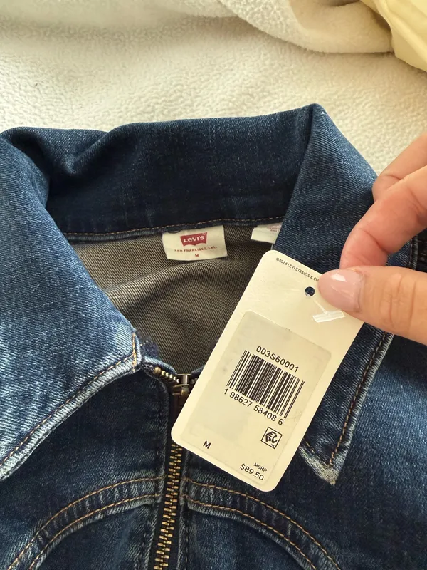 Levi’s Denim Dress Long Sleeve - Image 3
