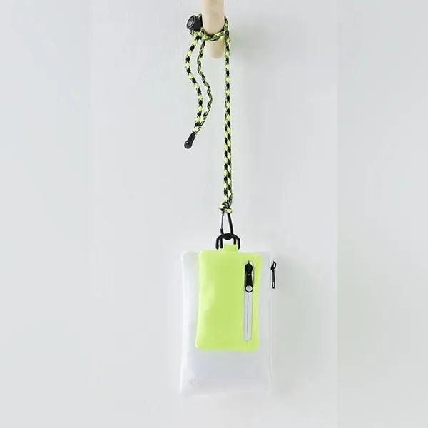 NWT Free People Half Time Double Pouch in Citrus White - Image 3