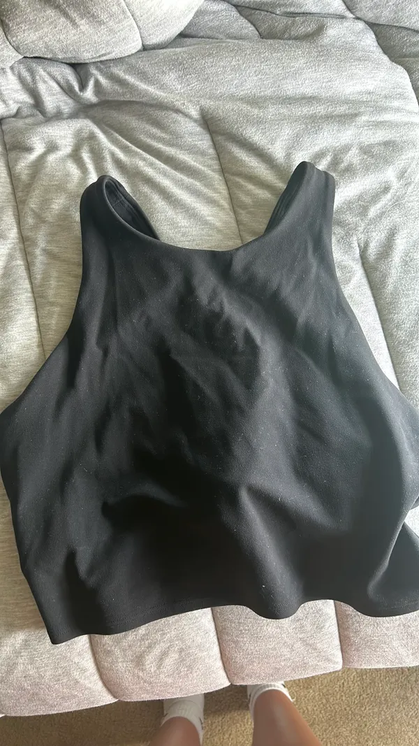 Black Sports Bra Top - Image 3