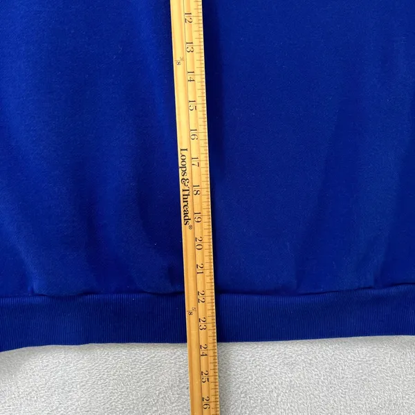 Lululemon Steady State Mens Small 1/2 Pullover Fleece Sweatshirt‎ Royal Blue - Image 11