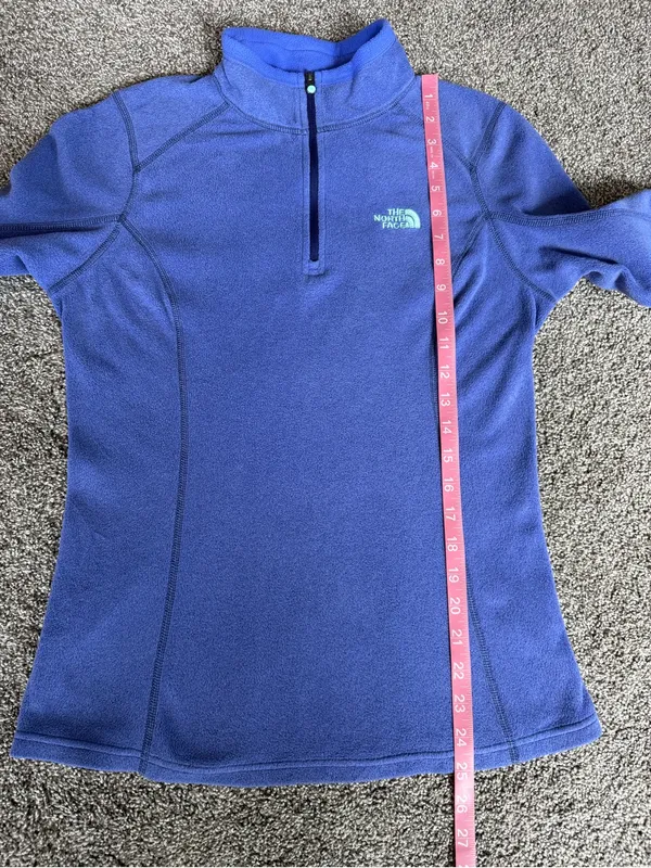 The North Face Women’s S Purple Blue 1/4 Zip Fleece Pullover Outdoor - Image 10