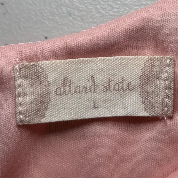 Altar'd State Pink Daisy‎ Floral Kloey Babydoll Dress Large Flutter Sleeve - Image 5