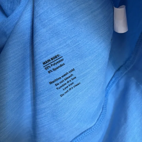 REI Coop Top Womens M Blue Active Pursuits Quarter-Zip Long‎ Sleeve Thumbholes - Image 2