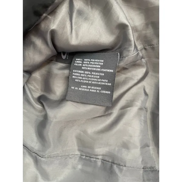 Kenneth Cole Reaction Black Down Puffer Jacket‎ Women Small Chevron Quilted Coat - Image 4