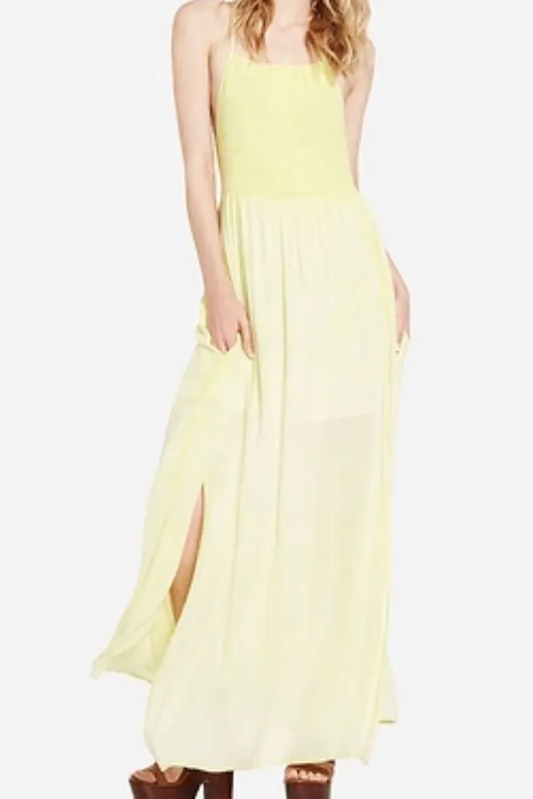 Somedays Lovin Dress Kicking Dust Yellow Maxi - Image 2