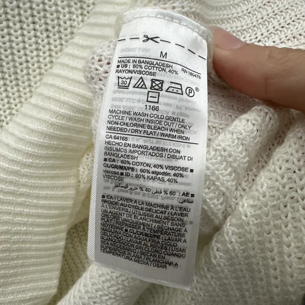 NWT Old‎ Navy Knit Sweater Dress Ivory Capsule Holiday Stretch Women's Medium - Image 4