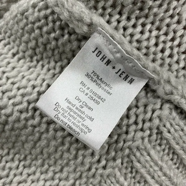 John + Jenn Sweater Oversized Minimalist Quiet Luxury Scandi Hygge Cozy Casual S - Image 3